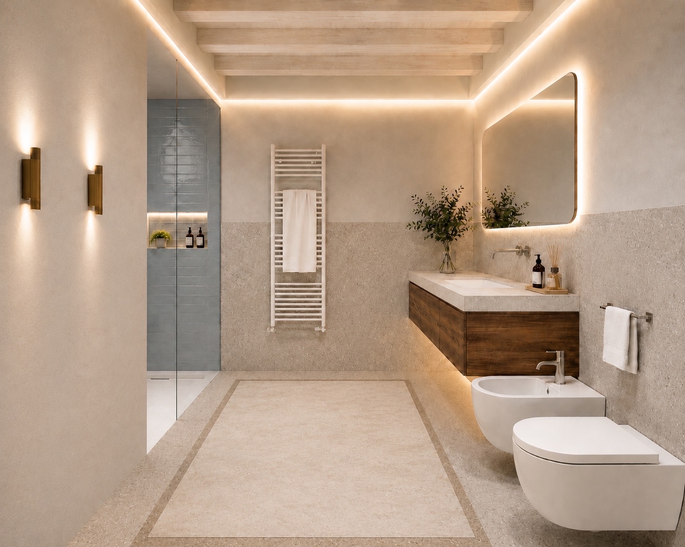 Render Bagno padronale - appartamento privato, Vema Domus